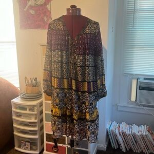 Ny collection patchwork dress like new large boho pattern